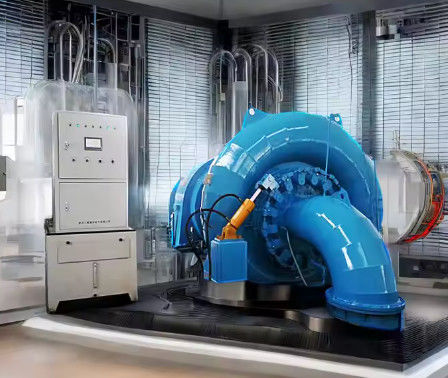 Turbina idroelettrica Francis orizzontale con potenza di uscita da 50 kW a 5000 kW e costruzione in acciaio inossidabile per flusso nominale da 0,3-100 m3/s