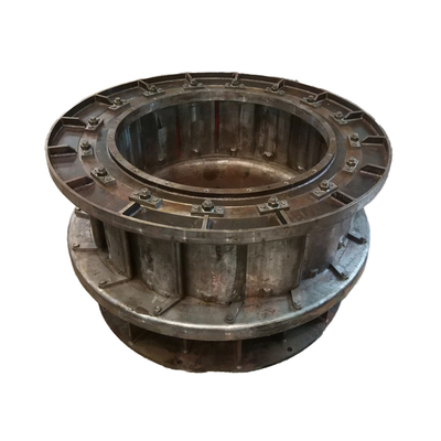 Turbina idroelettrica Kaplan verticale 4-12 Numero di guida della lancia in acciaio inossidabile Lame CNC Materiale e albero verticale