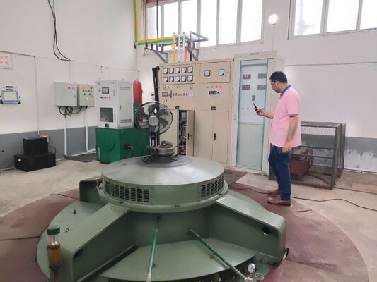 Generatore idroelettrico Kaplan verticale con girante in acciaio inossidabile da 10 metri di diametro e struttura rispettosa dei pesci