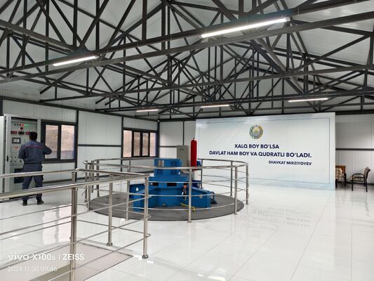 Turbina idroelettrica Kaplan con portata di 16,00 m³/s e pale in acciaio inossidabile CNC per una durata di oltre 30 anni