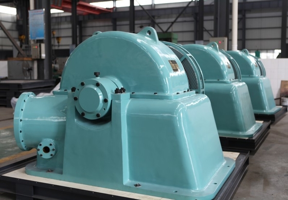 Generatore della ruota della turbina ad azione di Turgo dell'acciaio di colata 700kw Turgo
