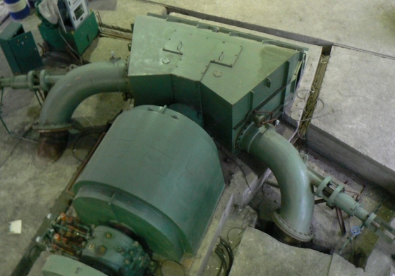 Turbina Pelton orizzontale 2800kw di efficienza di 92% micro per l'idro centrale elettrica